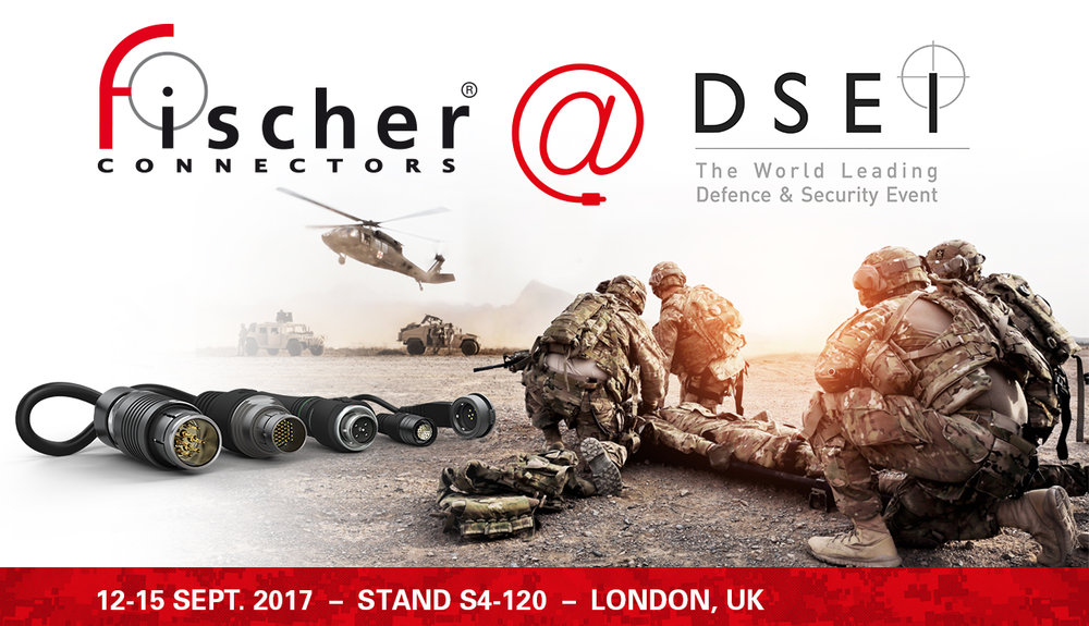 Fischer Connectors at DSEI: making advances in miniaturization, performance and data transfer with MiniMax USB 3.0 and UltiMate Power solutions